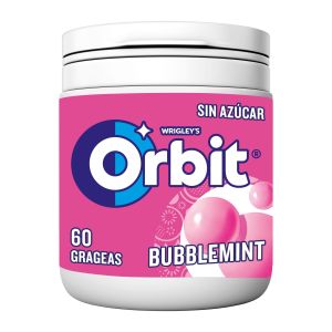 Chicle bubblemint orbit bote 84gr