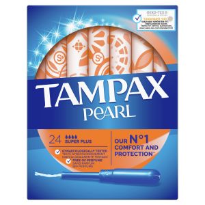Tampon superplus pearl tampax 24ud
