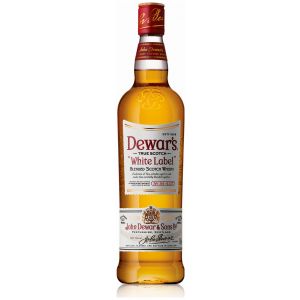 Whisky dewars  white label botella de 1l