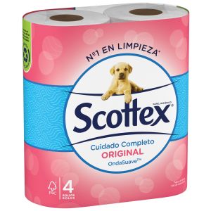 Papel higienico original scottex 4ud