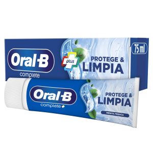 Pasta dentífrica + enjuague bucal  complete limpieza refrescant 75 ml oral b
