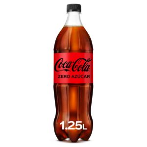 Refresco zero  cola coca cola  pet 1,25l