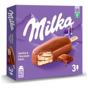Helado bombon chocolate milka p3x 65ml