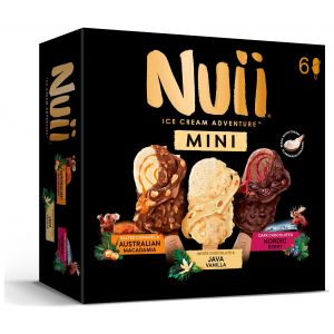 Helado mini caramelo-chocolate -vainilla nuii p6x 55ml
