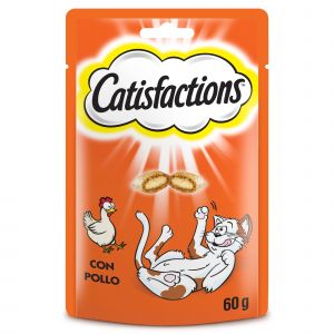 Snack gato pollo catisfactions whiskas 60g