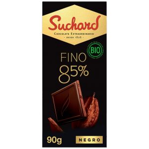 Chocolate negro 85% suchard bio  90g