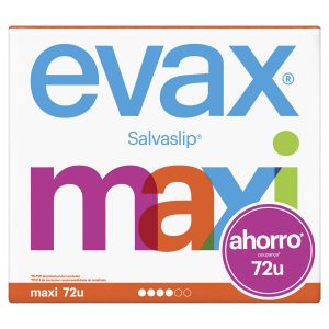 Salvaslip evax maxi 72 uds
