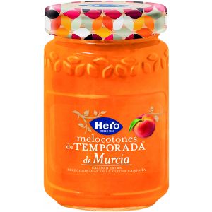 Mermelada melocoton temporada hero tarro 350g