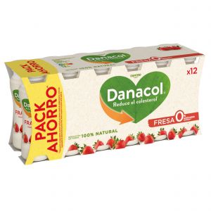 Bebida lactea fresa danacol p-12x100g