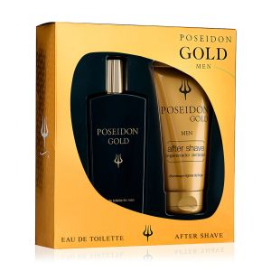 Colonia +aftershave poseidon gold pack 300ml
