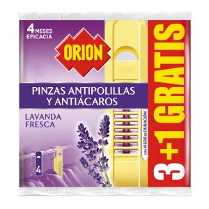 Antipolillas pinza orion 3+1(pack ahorro)