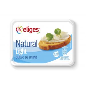 Queso untar natural light ifa eliges 250g