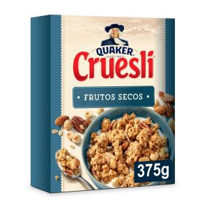 Cereales muesli con frutos secos quaker cruesli  375g
