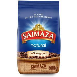 Cafe grano natural saimaza 500gr