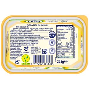 Margarina s/aceite palma flora 225g