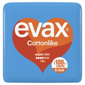 Compresa cottonlike super alas evax 19unid