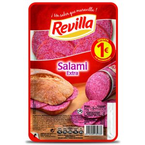 Salami extra revilla lonchas 70g 1euros