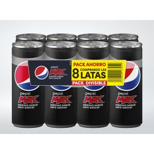 Refresco max cola pepsi lata sleek p-8  33cl