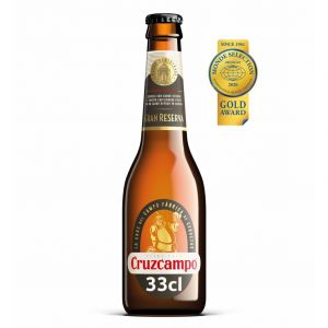 Cerveza gran reserva cruzcampo botella 33cl