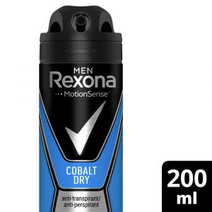 Desodorante anti-transpirante para hombre cobalt rexona 200 ml