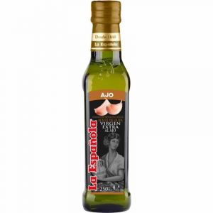 Aceite oliva virgen extra con ajo la española 250ml